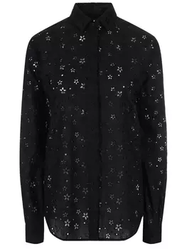 Рубашка однотонная SAINT LAURENT