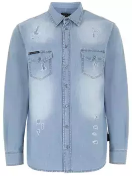 Рубашка Regular Fit джинсовая