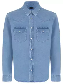 Рубашка Regular Fit джинсовая