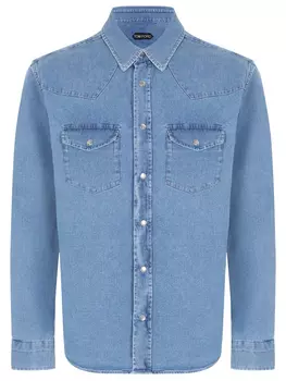 Рубашка Regular Fit джинсовая TOM FORD