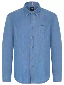 Рубашка Regular Fit хлопковая BOSS