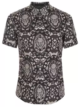 Рубашка Regular Fit хлопковая ALEXANDER MCQUEEN