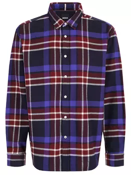 Рубашка Regular Fit хлопковая BOSS