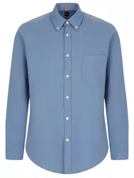 Рубашка Regular Fit хлопковая BOSS