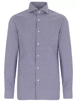 Рубашка Regular Fit хлопковая в клетку