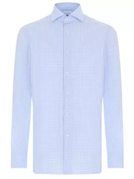 Рубашка Regular Fit хлопковая в клетку