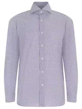 Рубашка Regular Fit хлопковая в клетку