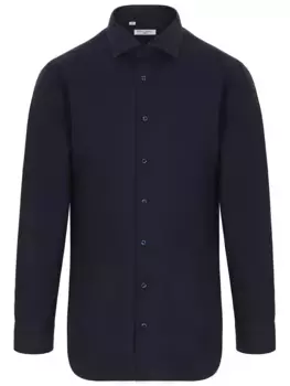 Рубашка Regular Fit из хлопка и кашемира