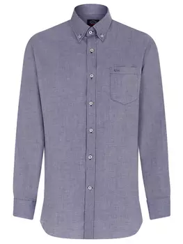 Рубашка Regular Fit из хлопка и кашемира PAUL & SHARK