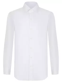 Рубашка Regular Fit из хлопка и льна MARIA SANTANGELO