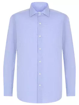 Рубашка Regular Fit из хлопка и льна MARIA SANTANGELO