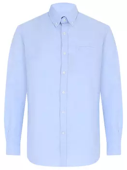 Рубашка Regular Fit из хлопка и льна PAUL & SHARK