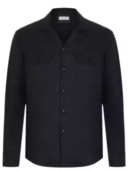 Рубашка Regular Fit из хлопка и лиоцелла