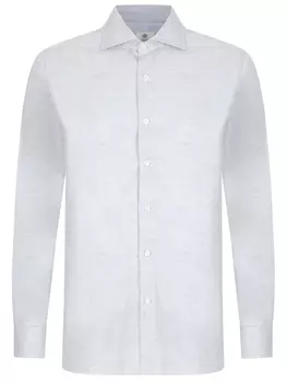 Рубашка Regular Fit из хлопка и лиоцелла LUIGI BORRELLI