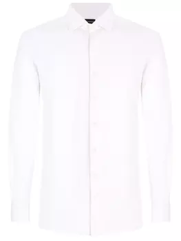 Рубашка Regular Fit из хлопка и шелка ZEGNA
