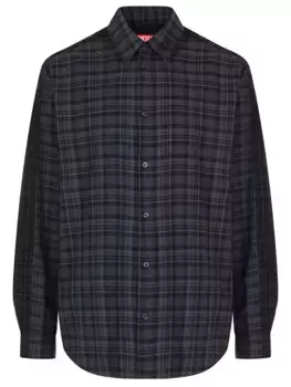 Рубашка Regular Fit из хлопка и вискозы