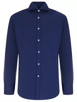 Рубашка Regular Fit из лиоцелла и хлопка