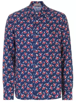 Рубашка Regular Fit из вискозы