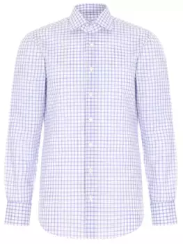 Рубашка Regular Fit изо льна и хлопка