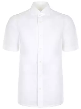 Рубашка Regular Fit изо льна и хлопка BRIONI