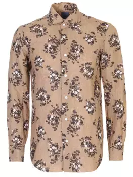 Рубашка Regular Fit льняная