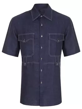 Рубашка Regular Fit льняная ERMANNO SCERVINO