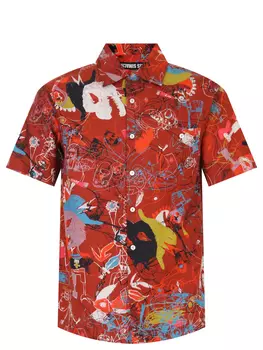 Рубашка Regular Fit шелковая DENIS SIMACHEV