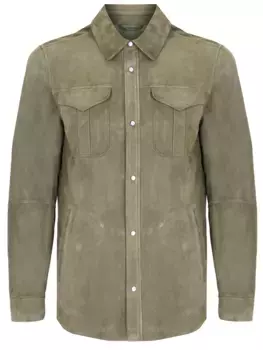 Рубашка Regular Fit замшевая
