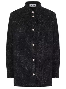 Рубашка с люрексом ALINE