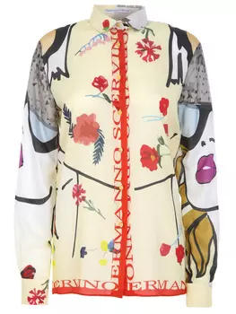 Рубашка с принтом