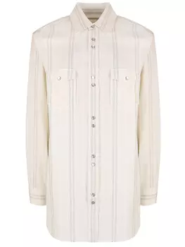 Рубашка с принтом SAINT LAURENT