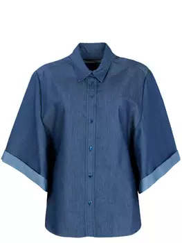 Рубашка с широкими рукавами