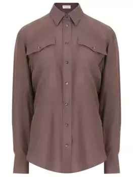 Рубашка шелковая