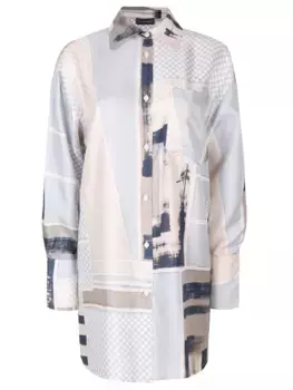 Рубашка шелковая