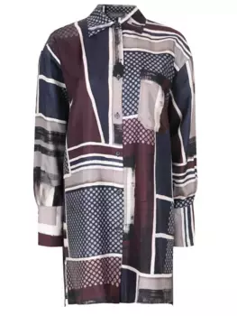 Рубашка шелковая