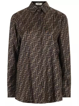 Рубашка шелковая FENDI