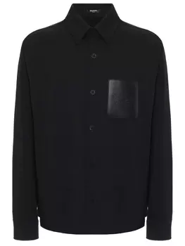 Рубашка шерстяная BALMAIN