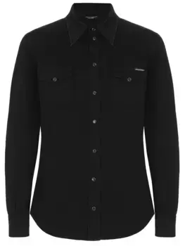 Рубашка Slim Fit джинсовая