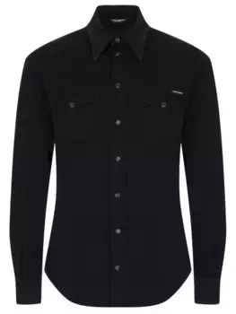 Рубашка Slim Fit джинсовая