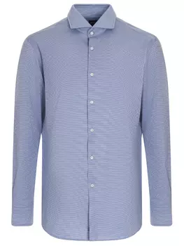 Рубашка slim fit хлопковая