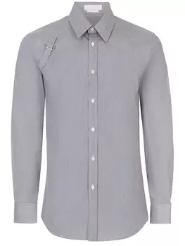 Рубашка Slim Fit хлопковая ALEXANDER MCQUEEN