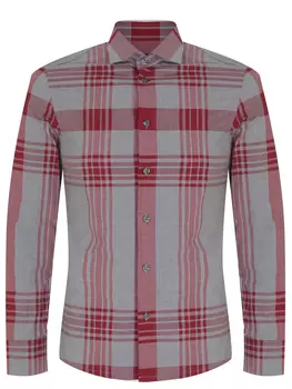 Рубашка Slim Fit хлопковая BIKKEMBERGS