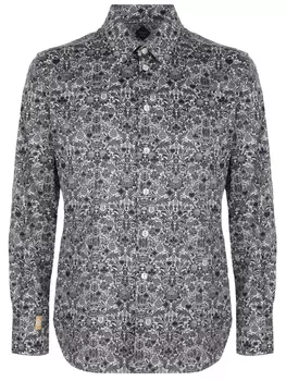 Рубашка Slim Fit хлопковая BILLIONAIRE