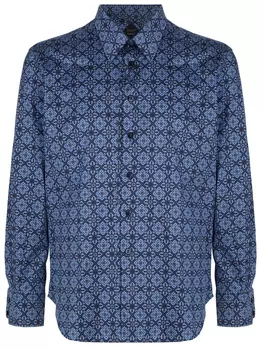 Рубашка Slim Fit хлопковая BILLIONAIRE