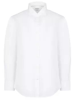 Рубашка Slim Fit хлопковая BRUNELLO CUCINELLI