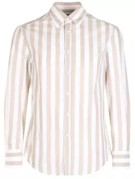 Рубашка Slim Fit хлопковая BRUNELLO CUCINELLI