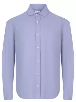 Рубашка Slim Fit хлопковая BRUNELLO CUCINELLI