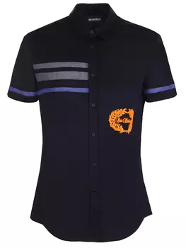 Рубашка Slim Fit хлопковая DIRK BIKKEMBERGS