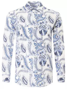 Рубашка Slim Fit хлопковая