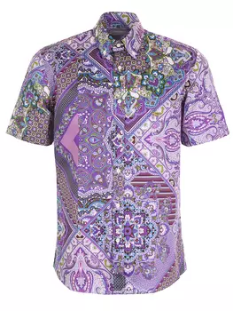 Рубашка Slim Fit хлопковая ETRO